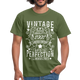 20. Geburtstag Vintage Style Geboren 2002 Männer Geschenk T-Shirt - military green