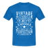 40. Geburtstag Vintage Style Geboren 1982 Männer Geschenk T-Shirt - royal blue