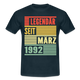 30. Geburtstag Legendär seit März 1992 Männer Geschenk T-Shirt - navy