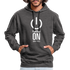 30. Geburtstag Power on since 1992 Geschenk Hoodie - charcoal/black