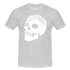 Totenkopf Overthinking Männer T-Shirt - heather grey