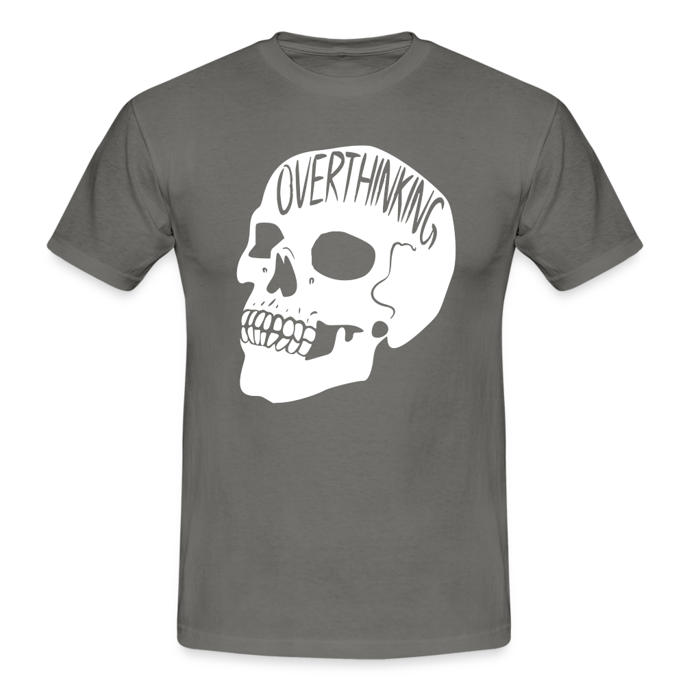 Totenkopf Overthinking Männer T-Shirt - graphite grey