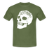 Totenkopf Overthinking Männer T-Shirt - military green
