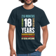 18. Geburtstag Geschenkidee Männer T-Shirt - navy