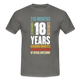 18. Geburtstag Geschenkidee Männer T-Shirt - graphite grey