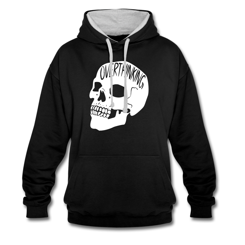 Totenkopf Overthinking Hoodie - black/heather grey