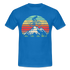 Mountain Bike Berge Retro Vintage Style Männer T-Shirt - royal blue