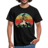 Mountain Bike Berge Retro Vintage Style Männer T-Shirt - black