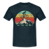 Mountain Bike Berge Retro Vintage Style Männer T-Shirt - navy