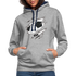 Fußball Fans Fußball zerrissener Hoodie Style Männer Hoodie - heather grey/navy