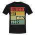 40. Geburtstag Legendär seit März 1982 Männer Geschenk T-Shirt - black