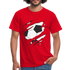 Fußball Fans Fußball zerrissenes Shirt Style Männer T-Shirt - red