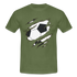 Fußball Fans Fußball zerrissenes Shirt Style Männer T-Shirt - military green