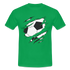 Fußball Fans Fußball zerrissenes Shirt Style Männer T-Shirt - kelly green