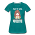 Anime Fans Ein Mädchen was Anime liebt Geschenk Frauen Premium T-Shirt - diva blue