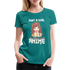 Anime Fans Ein Mädchen was Anime liebt Geschenk Frauen Premium T-Shirt - diva blue