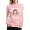 Anime Fans Ein Mädchen was Anime liebt Geschenk Frauen Premium T-Shirt - rose shadow