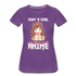 Anime Fans Ein Mädchen was Anime liebt Geschenk Frauen Premium T-Shirt - purple