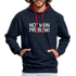 NOT mein Problem Lustiger Fun Männer Hoodie - navy/red