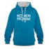 NOT mein Problem Lustiger Fun Männer Hoodie - peacock blue/heather grey