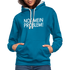 NOT mein Problem Lustiger Fun Männer Hoodie - peacock blue/heather grey