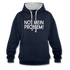 NOT mein Problem Lustiger Fun Männer Hoodie - navy/heather grey