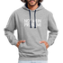 NOT mein Problem Lustiger Fun Männer Hoodie - heather grey/navy