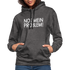 NOT mein Problem Lustiger Fun Männer Hoodie - charcoal/black