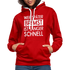 Mechaniker Wer später bremst ist länger schnell Lustiger Hoodie - red/white