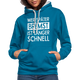 Mechaniker Wer später bremst ist länger schnell Lustiger Hoodie - peacock blue/heather grey