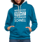 Mechaniker Wer später bremst ist länger schnell Lustiger Hoodie - peacock blue/heather grey