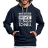 Mechaniker Wer später bremst ist länger schnell Lustiger Hoodie - navy/heather grey