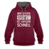 Mechaniker Wer später bremst ist länger schnell Lustiger Hoodie - burgundy/charcoal