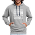 Mechaniker Wer später bremst ist länger schnell Lustiger Hoodie - heather grey/navy