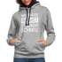 Mechaniker Wer später bremst ist länger schnell Lustiger Hoodie - heather grey/navy