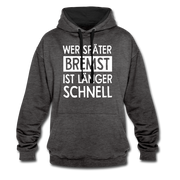 Mechaniker Wer später bremst ist länger schnell Lustiger Hoodie - charcoal/black