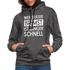 Mechaniker Wer später bremst ist länger schnell Lustiger Hoodie - charcoal/black