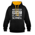 Mechaniker Wer später bremst ist länger schnell Lustiger Hoodie - black/gold