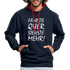 Fährste Quer Siehste Mehr Fun Hoodie - navy/red