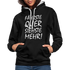 Fährste Quer Siehste Mehr Fun Hoodie - black/heather grey