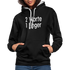 Sarkasmus 2 Worte ein Finger witziges lustiges Hoodie - black/heather grey