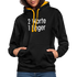 Sarkasmus 2 Worte ein Finger witziges lustiges Hoodie - black/gold