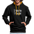 Sarkasmus 2 Worte ein Finger witziges lustiges Hoodie - black/gold