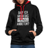 Darf ich ihnen das tschüss anbieten Sarkasmus witziger Hoodie - black/red