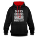 Darf ich ihnen das tschüss anbieten Sarkasmus witziger Hoodie - black/red