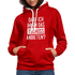 Darf ich ihnen das tschüss anbieten Sarkasmus witziger Hoodie - red/white