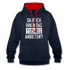 Darf ich ihnen das tschüss anbieten Sarkasmus witziger Hoodie - navy/red