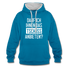 Darf ich ihnen das tschüss anbieten Sarkasmus witziger Hoodie - peacock blue/heather grey