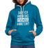 Darf ich ihnen das tschüss anbieten Sarkasmus witziger Hoodie - peacock blue/heather grey