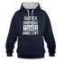 Darf ich ihnen das tschüss anbieten Sarkasmus witziger Hoodie - navy/heather grey